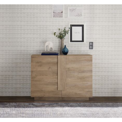 Madia 2 ante linea Sax in finitura Rovere Mercure