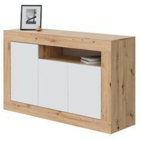 MADIA 3 ANTE 144X42X87 CM BIANCO ROVERE