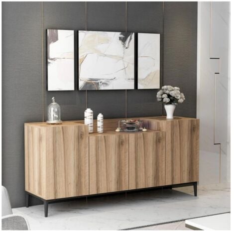 Madia 4 ante Ellaria 160x42x75h colore noce