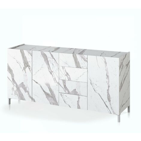 madia grande DURHAM WHITE MARBLE