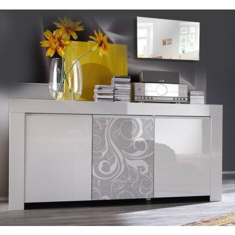 Madia HIT bianco lucido con serigrafia