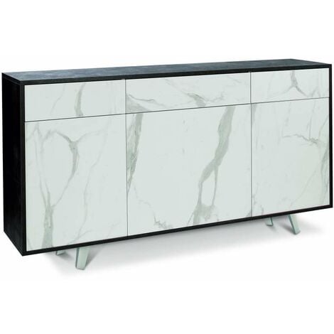 Rebecca Wood credenza madia 160x40cm 3 ante 3 cassetti cucina ingresso