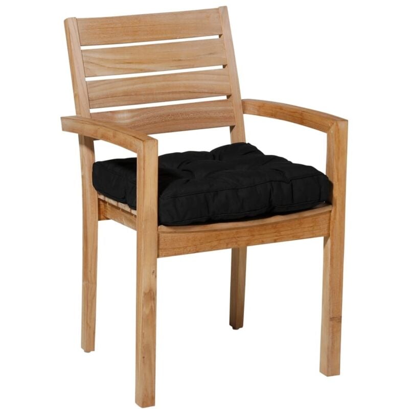 

Madison Cojín acolchado de asiento Panama 47x47 cm negro FLORB223 - Negro