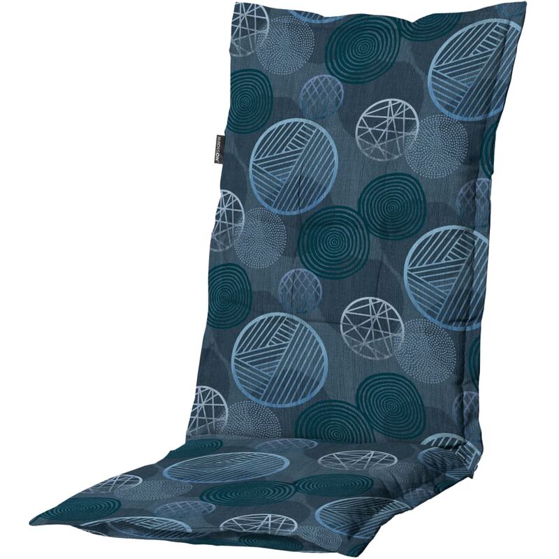 

Madison Cojín para silla con respaldo alto Circle azul 123x50 cm - Azul