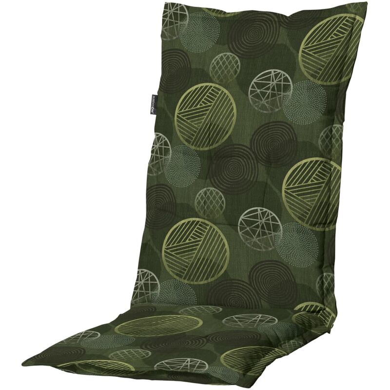 

Madison Cojín para silla con respaldo alto Circle verde 123x50cm - Verde