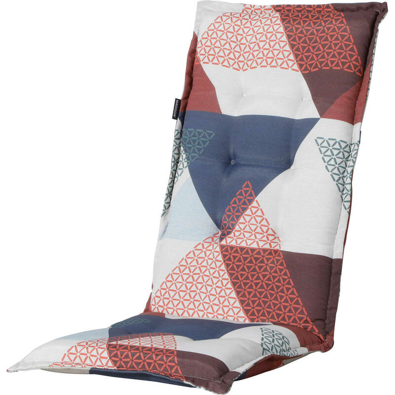 

Madison Cojín para silla con respaldo alto Triangle azul 123x50 cm - Azul