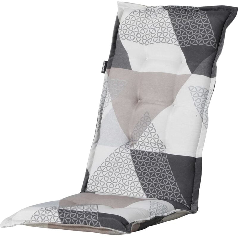 

Madison Cojín para silla con respaldo alto Triangle gris 123x50cm - Gris