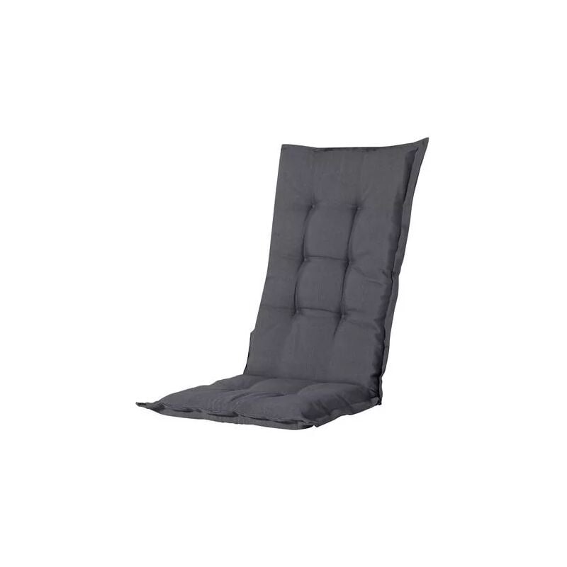 Coussin pour chaise haute panama 105 x 50 cm Madison Série Classique - Gris - Gris
