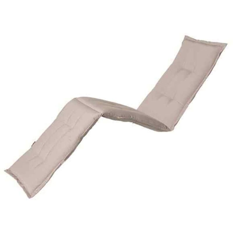 Coussin de chaise longue Panama 200x65 cm Beige clair - Madison