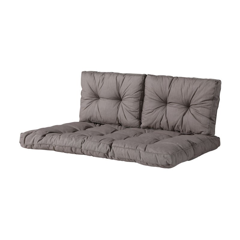 Madison - Coussin Panama 120 x 80 cm Série Florance - Taupe