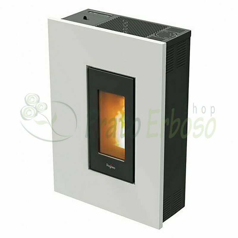 

Pegaso - Madison - Estufa de pellet blanca de 5,2 Kw