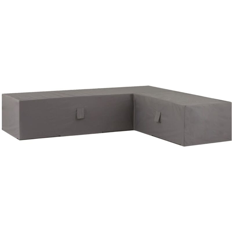 Housse de meubles d'extérieur 320 x 255 x 70 cm Droit Gris - Madison