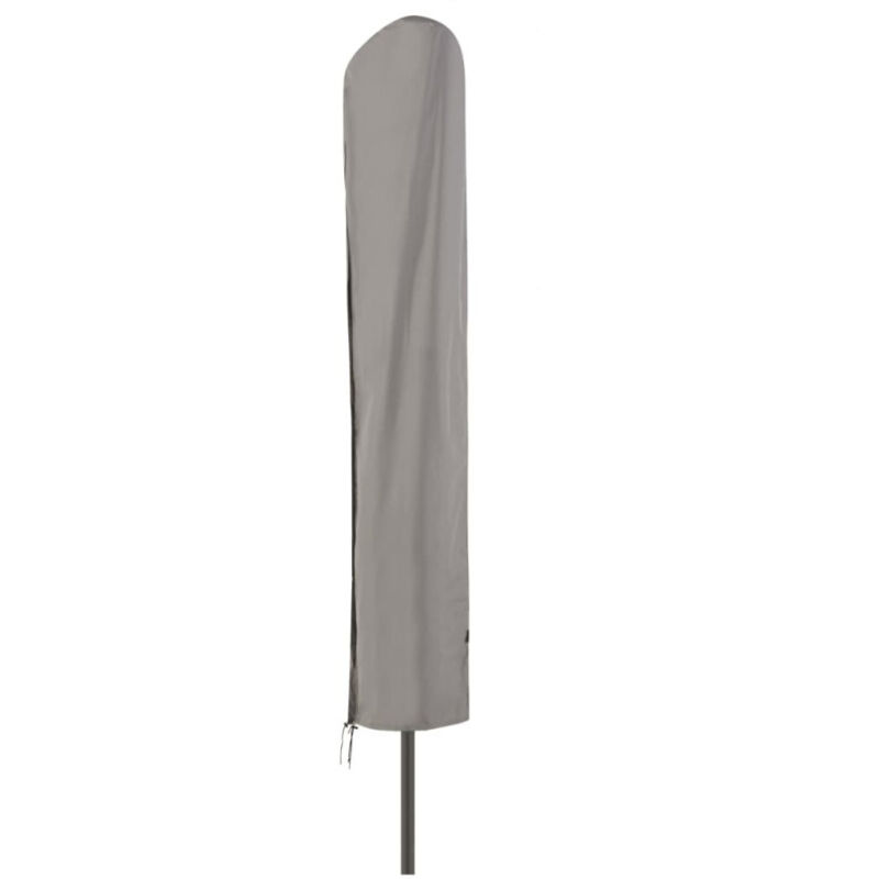 Housse pour parasol sur pied 55x250 cm Gris Madison