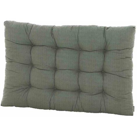 Madison Paletten-Sitzkissen, Grau, 120x80cm, Schaum, Weich, Rechteckig, Casual, Einfarbig, UV-beständig, Pflegleicht, Kissen, Loungekissen, 4299058031