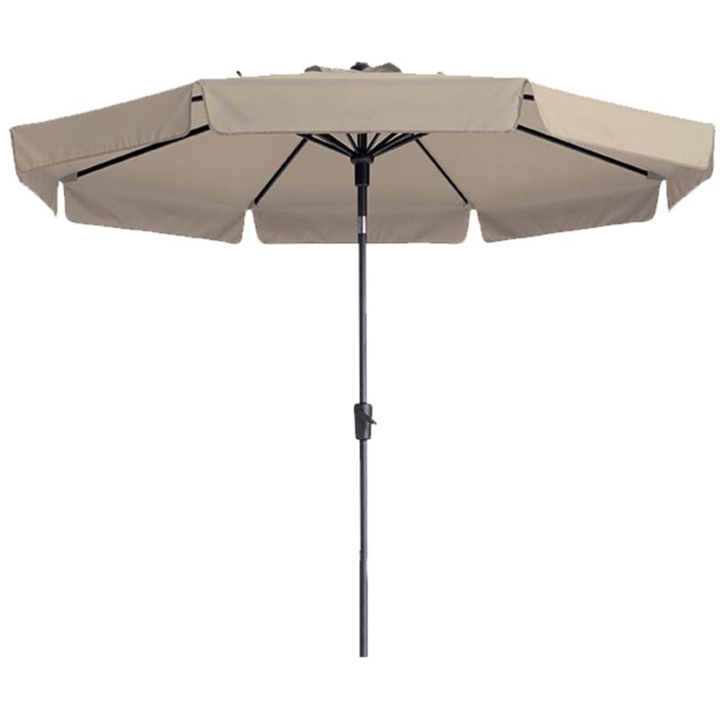 

Madison Sombrilla Flores Luxe redonda 300 cm crudo - Beige
