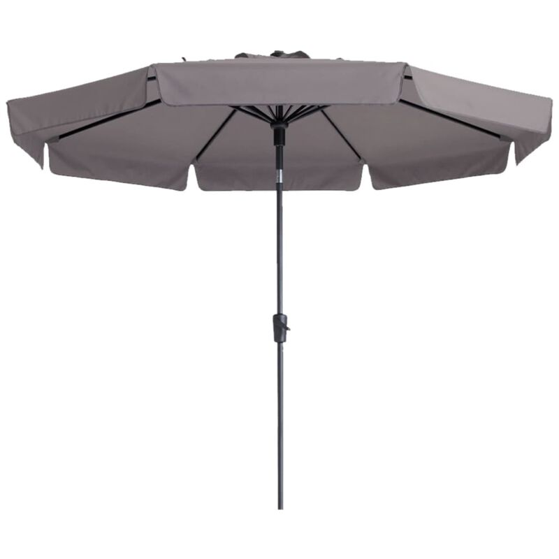 

Madison Sombrilla Flores Luxe redonda 300 cm gris topo - Gris Topo
