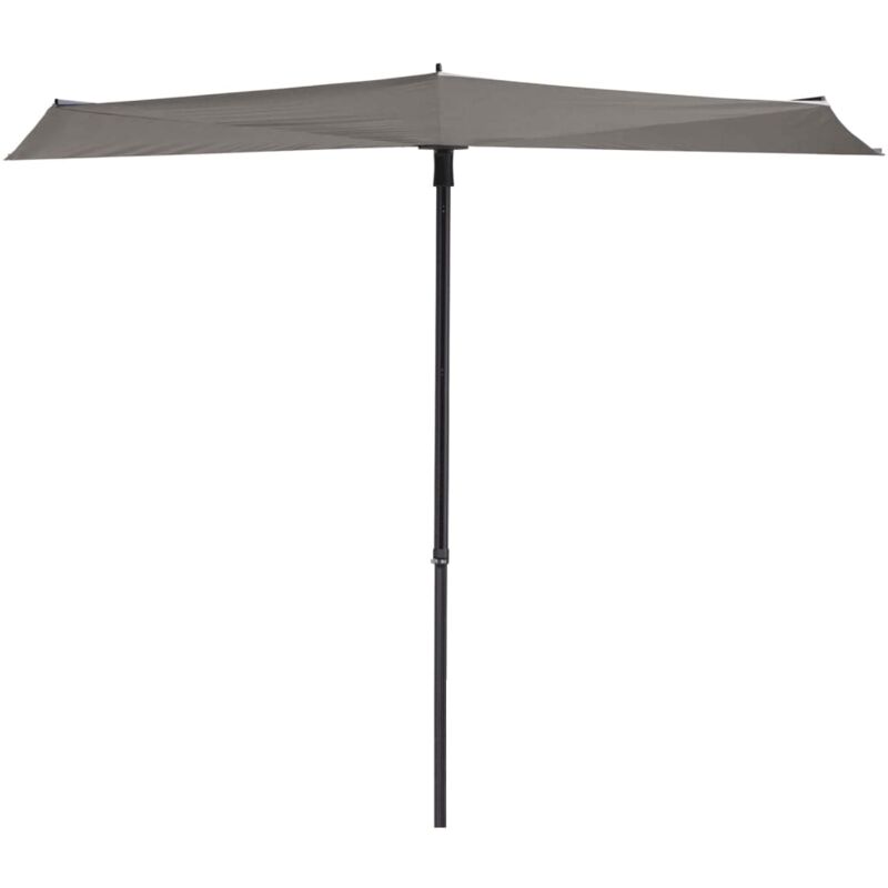 

Madison Sombrilla para balcón Sun Wave 270x150 cm gris claro - Gris