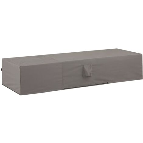 Madison Sunlounger Cover 210x75x40cm Grey
