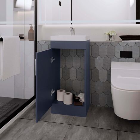 Madrid meuble de salle de bain en mélamine avec une porte