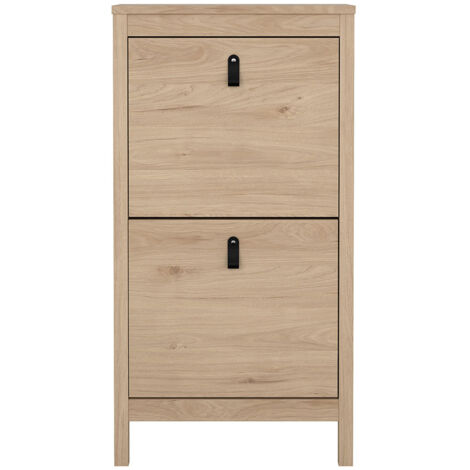 Madrid Schuhschrank 2 Klapptüren Eichen-Dekor.