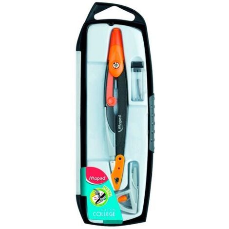 MAE ESTUCHE COMPAS OPEN 3P. 536953 - Pack de 10 unidades