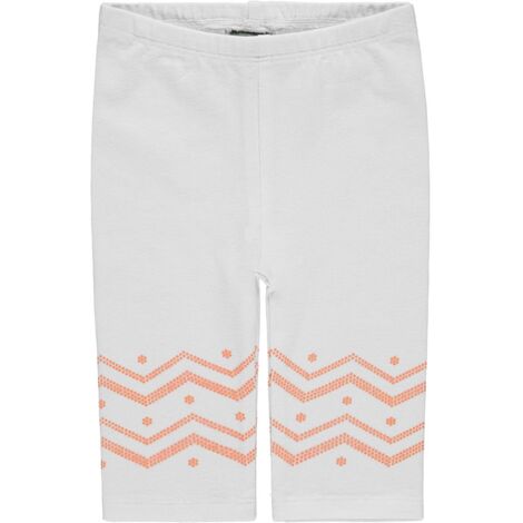 Mädchen-Leggings, weiß, Kanz
