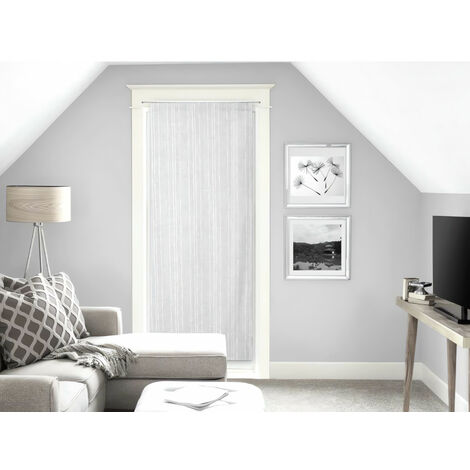 Maelis Brise Bise, Polyester, Blanc, par Soleil d'ocre - 90 x 200 cm