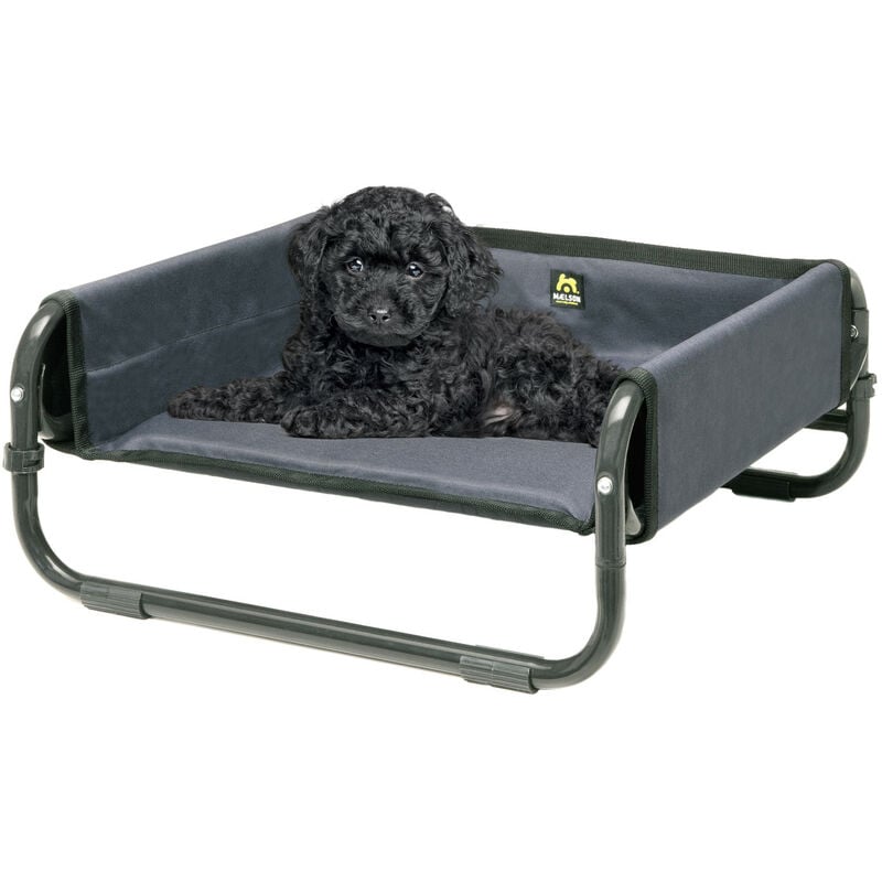 Soft Bed, lit pour chien pliable et rembourré - anthracite, s / 56 cm - Maelson