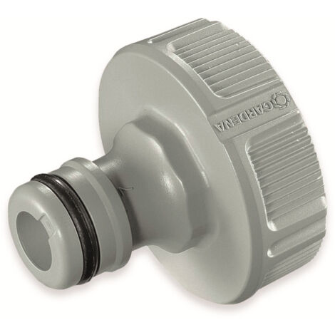 Männlicher Adapter für 26,5 mm Wasserhahn mit 33,3 mm 1" Innengewinde (Blister) Gardena