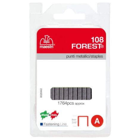 Maestri Art 108 agrafes forestiA res pour agrafes mA talliques agrafeuses