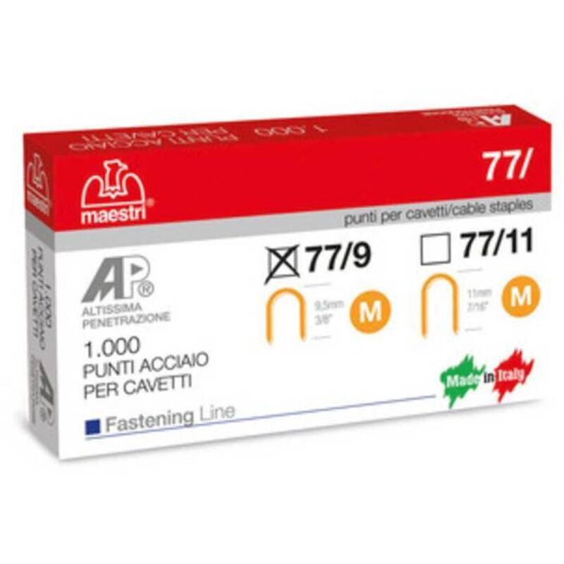 Maestri Punti Espumador 77/9 De 1000 Pz