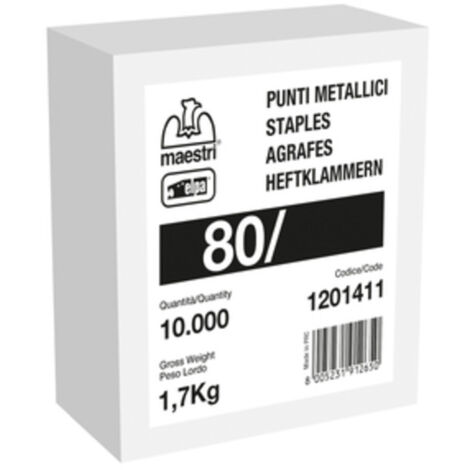 MAESTRI PUNTI SPILLATRICE ART.  80/12 10000 PZ GALVA