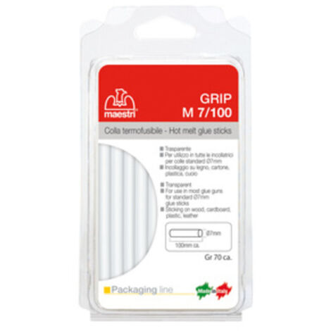 MAESTRI STICK COLLA PER PISTOLA D 7X100 MM 18 PZ- 1,0 confezione