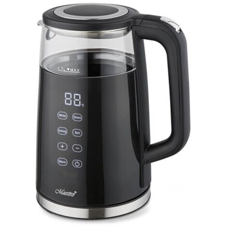 Maestro Feel MR-049 Bollitore elettrico nero 1,7L