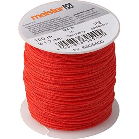 Maestro filo da muratore 100 m X Ø 1,7 mm, rosso, PE, 6305400