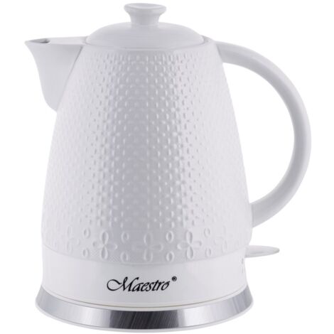 Maestro MR-073 bouilloire électrique 1,2 L 1200 W Blanc