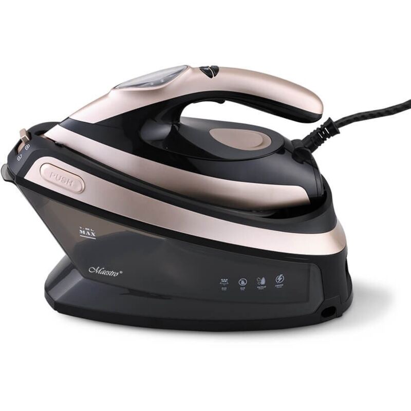 MR-320C Centrale vapeur 2400 w 1,5 l Semelle en céramique Noir, Or - Maestro
