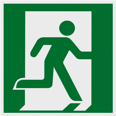 Maestro pittogramma – 150 X 150 mm – nachleuchtend/Segnaletica/INFO scudo/Salvataggio Weg/Fuga/uscita di emergenza/Sicurezza contrassegno/Gewerbe Marcatura, 503810