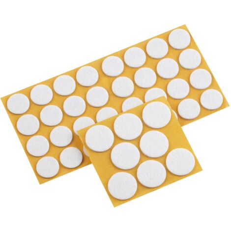 Maestro set feltrini autoadesivi, bianco, 104 pezzi