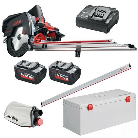 Mafell Akku Kappschienen Säge KSS 60 18M bl Transportkoffer + Führungsschiene