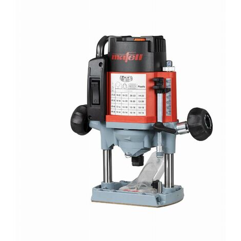 Mafell – Défonceuse portative 2600W – Vitesse 10000-22000 tr/min – Profondeur de fraisage 0-65mm – Pour bois dur – Coffret T-MAX – 91C750 - LO 65 EC