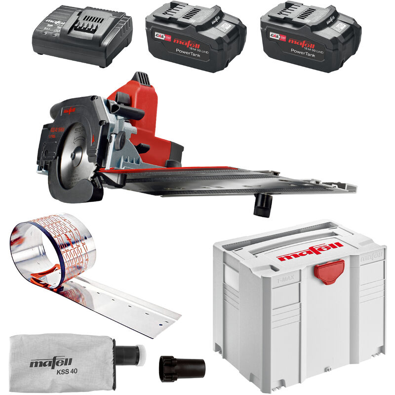 Mafell - KSS 40 18M bl Cordless Cross-Cutting Saw c/w Flexi-Guide + T-MAX Systainer