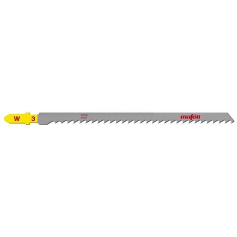 Mafell – Lame de scie sauteuse pour bois massif – Longueur 125mm – Épaisseur 1,7mm – Lot de 5 lames – 93702 - W3-093702