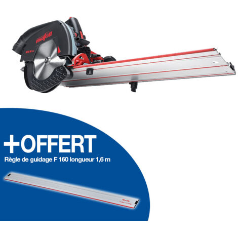 Mafell – Scie circulaire 185 mm 1800 W – Moteur CUprex pour coupes plongeantes – Profondeur de coupe 47 mm – Pour bois massif et panneaux - 91B101