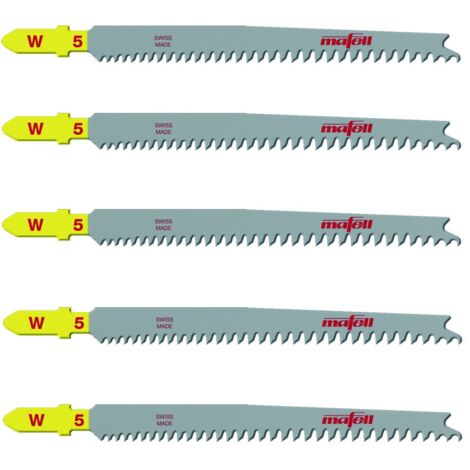 Mafell Stichsägeblatt W5 Wood 5 Stück für Akku-Stichsäge PS 2-18 093844