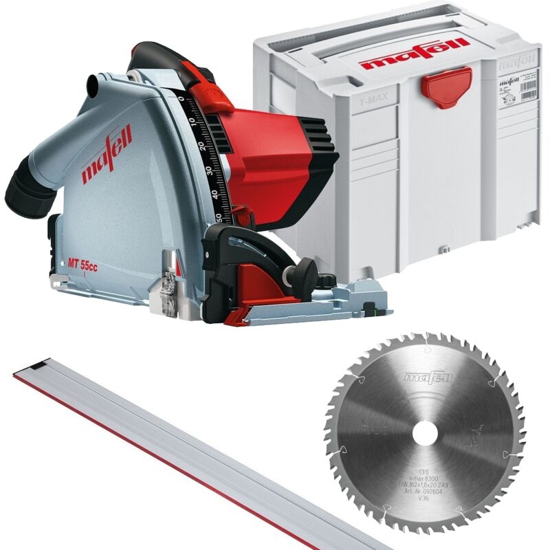 Image of Mafell Tauchsäge MT 55 cc Fan Set MT 55 cc MidiMAX Führungsschiene Sägeblatt
