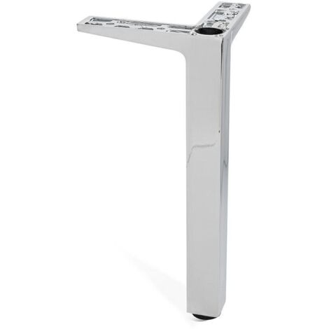 MAFOS pata metálica zamak quadro acabado cromo brillo altura h200