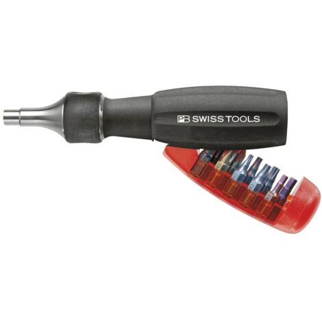 Magazin-Bithalter lang 10-teilig mit Ratsche PB Swiss Tools
