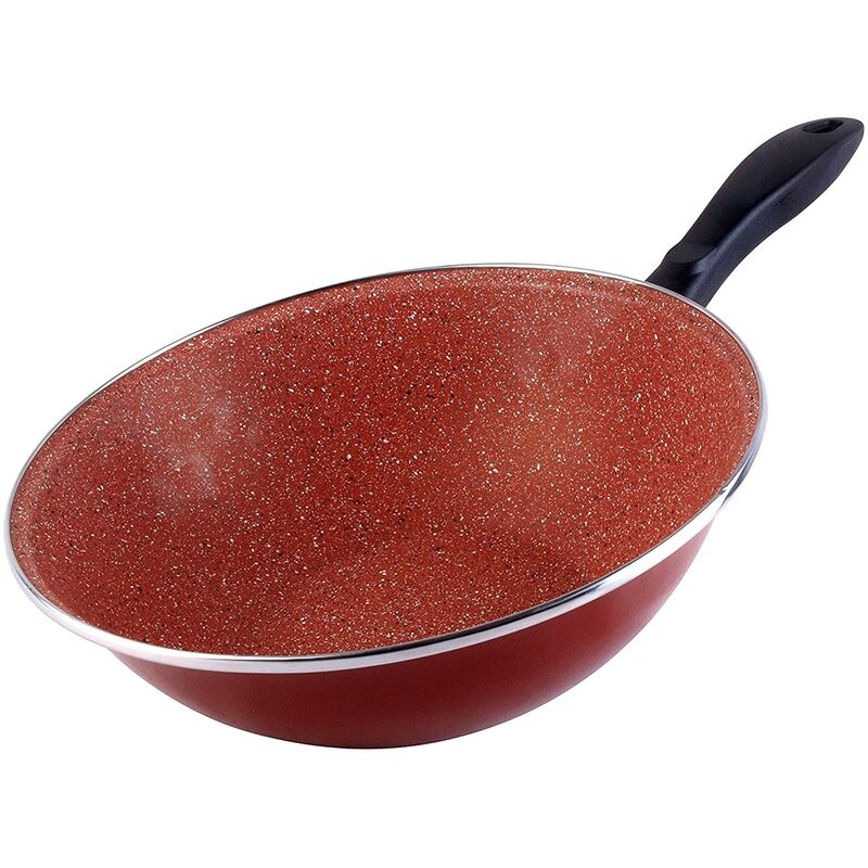

colección Toscana wok 28 en acero esmaltado vitrificado, apto inducción y lavavajillas - Magefesa