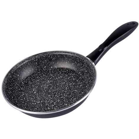 Magefesa K2 GRANSASSO sartén 18, acero esmaltado vitrificado, en gris, inducción y lavavajillas